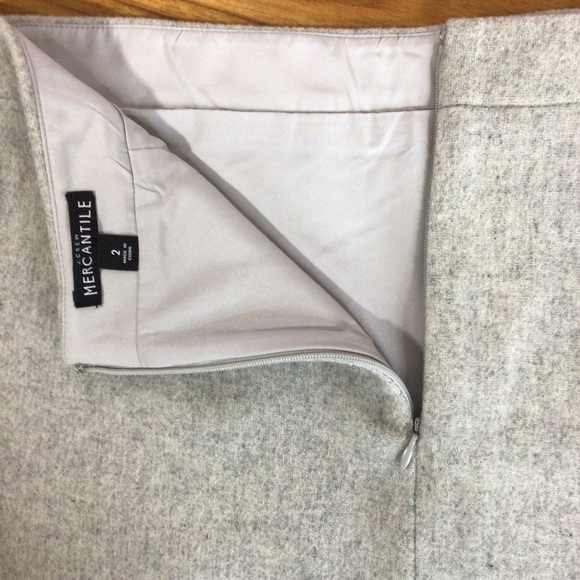 J. Crew Mercantile Wool Blend Skirt - Size 2 - Picture 4 of 7